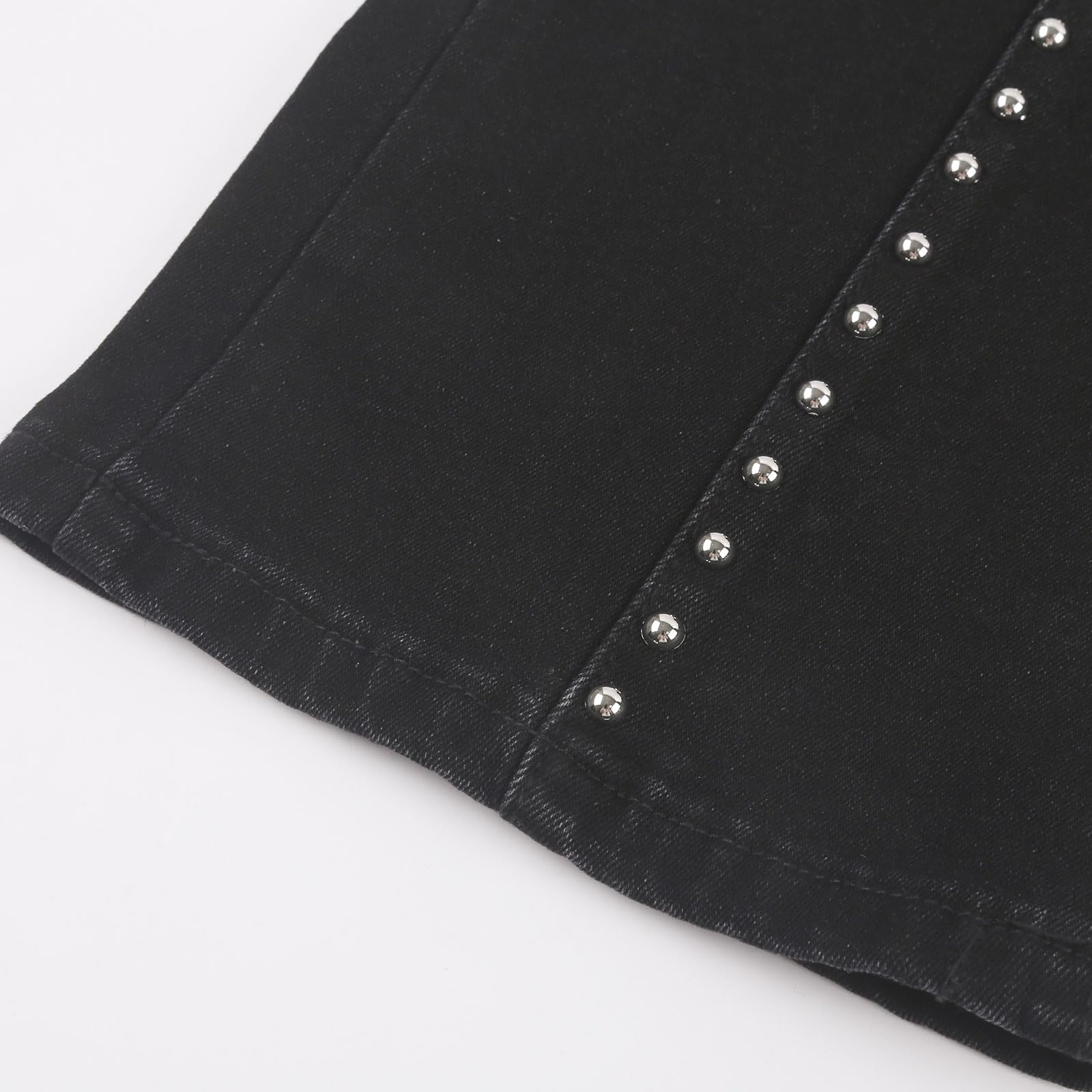 Vaqueros Mujer Tallas Grandes Vaqueros Elásticos Mujer Elásticos Slim De Tiro con Tira De Botones Visibles Elegantes Cintura Alta Ajustados Estilo Urbano