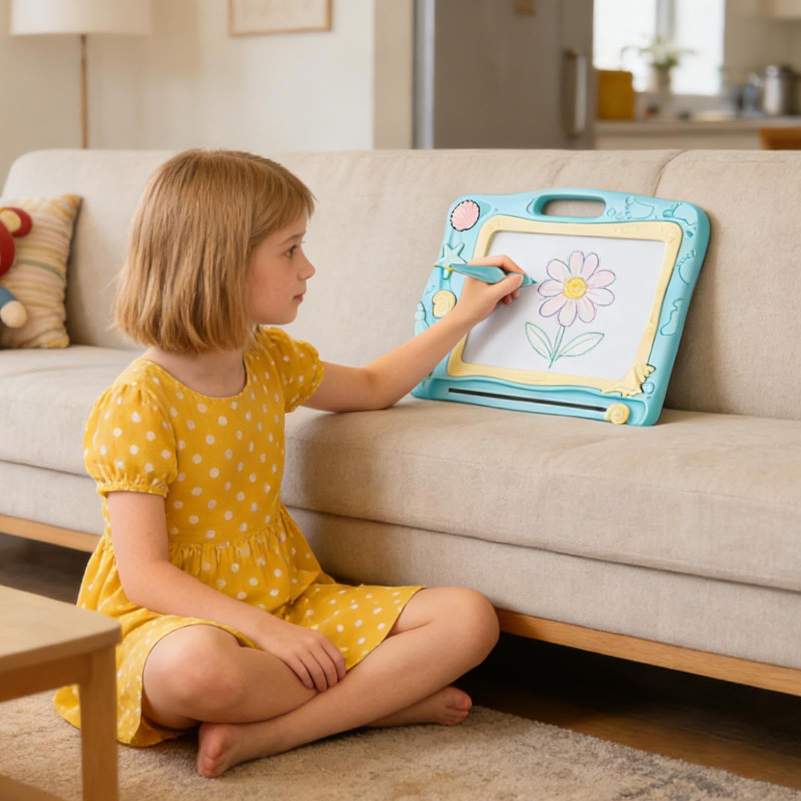 Lavagna Disegni Bambini Tavoletta Magnetica Per Pittura Con Penna E | Tavoletta Magnetica per Scarabocchi Regalo Bambini Natale Capodanno Compleanno