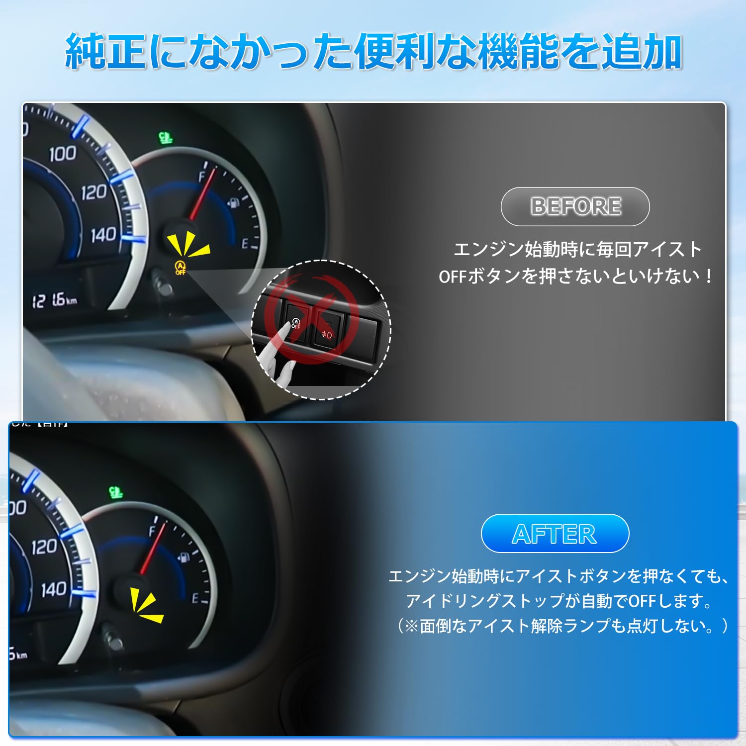 Amazon | GIMUYA スズキ ワゴンR MH34S MH44S アイドリングストップ