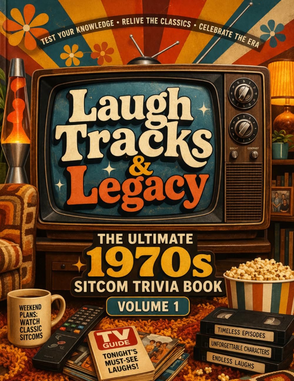Laugh Tracks & Legacy:: The Ultimate 1970s Sitcom Trivia Book: Questions on Classic TV, Iconic Characters, and Comedy History (Volume 1)