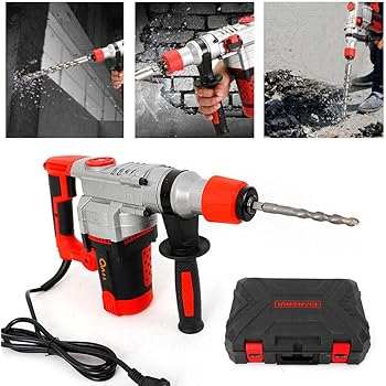 Wangkangyi Perceuse A Percussion 2200w Marteau De Demolition Marteau Burineur Electrique Perforateur A Percussion 30 Cylindres Heavy Duty Pour Beton Amazon Fr Bricolage