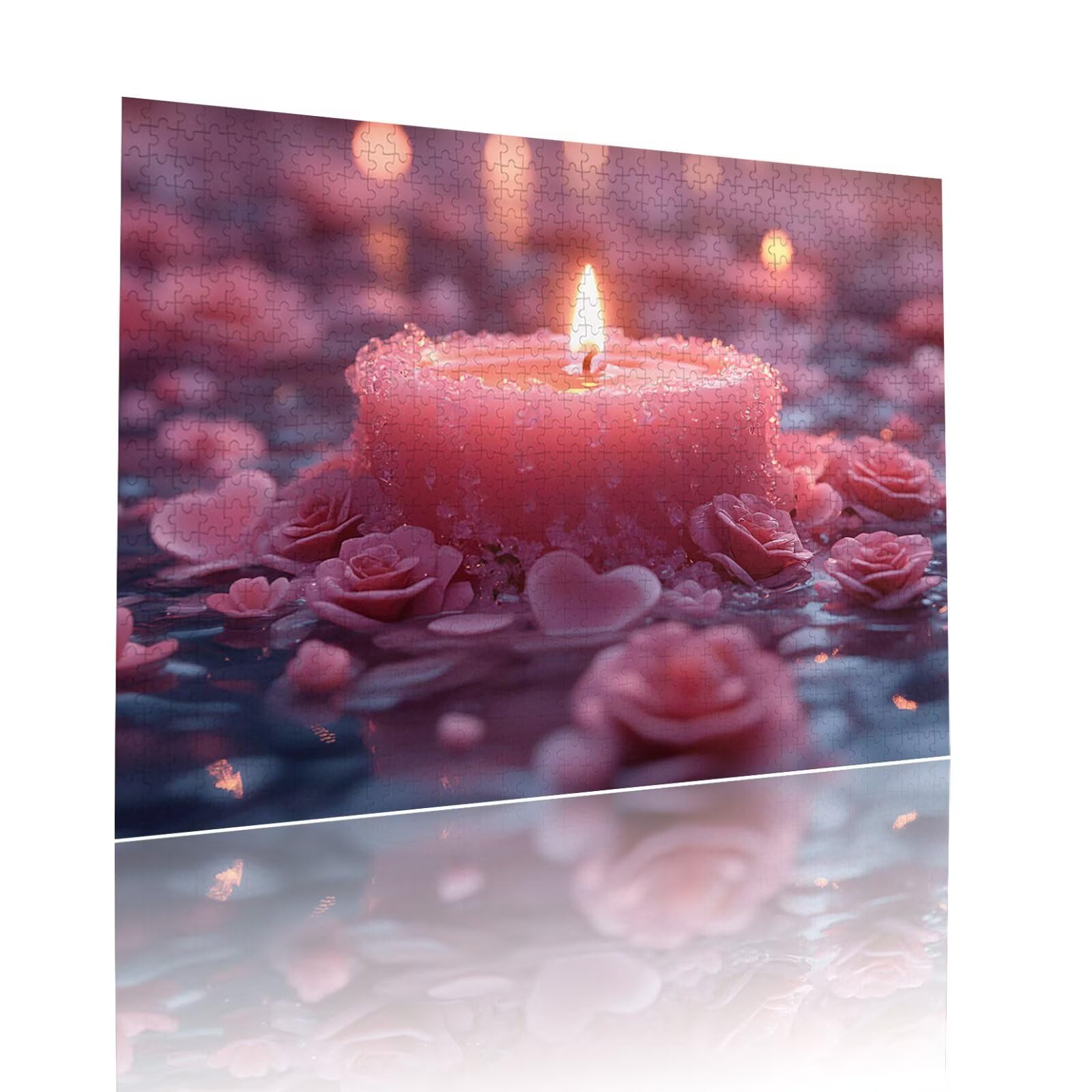Puzzle Erwachsene 2000 Teile Kerze Blume Educa Jigsaw für Kinder ab 8 Jahren Mädchen Jungen, Erwachsene Impossible Klassische Puzzles Schwer, Anspruchsvoll Spielspaß, Als Geschenke 70x99cm t-410