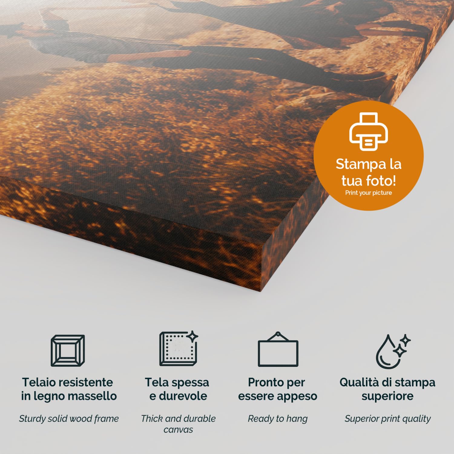 Giallobus - Niestandardowe obrazy - Spersonalizowany produkt - Standaard frame canvas - 70L x 100l cm - Druk zdjęć na płótnie i akrylu