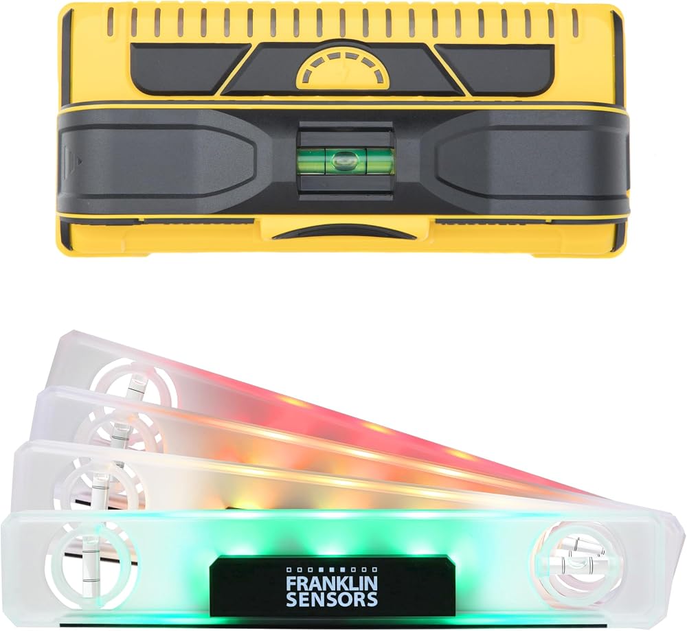 Franklin Sensors ProSensor M210 Stud Finder with 13-Sensors and Franklin Sensors Light Level/LED Torpedo Level