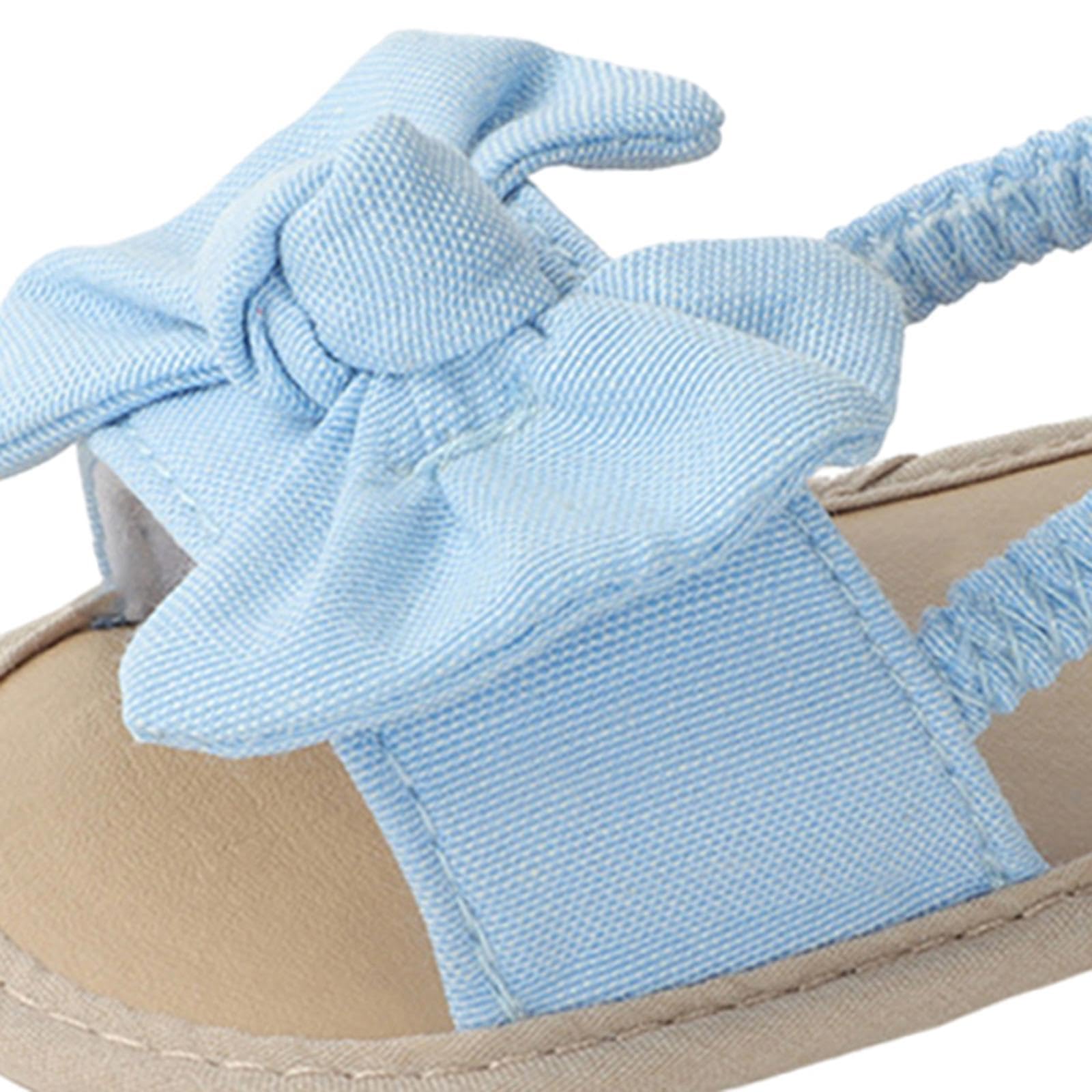 HEAVENGLOW Infant Baby Girl Sandals Casual Anti Slip Outdoor Summer First Walking Shoes Blue 11cm | Baby Shoes | Baby & Toddler Clothing | Clothing Shoes & Accessories-image-38