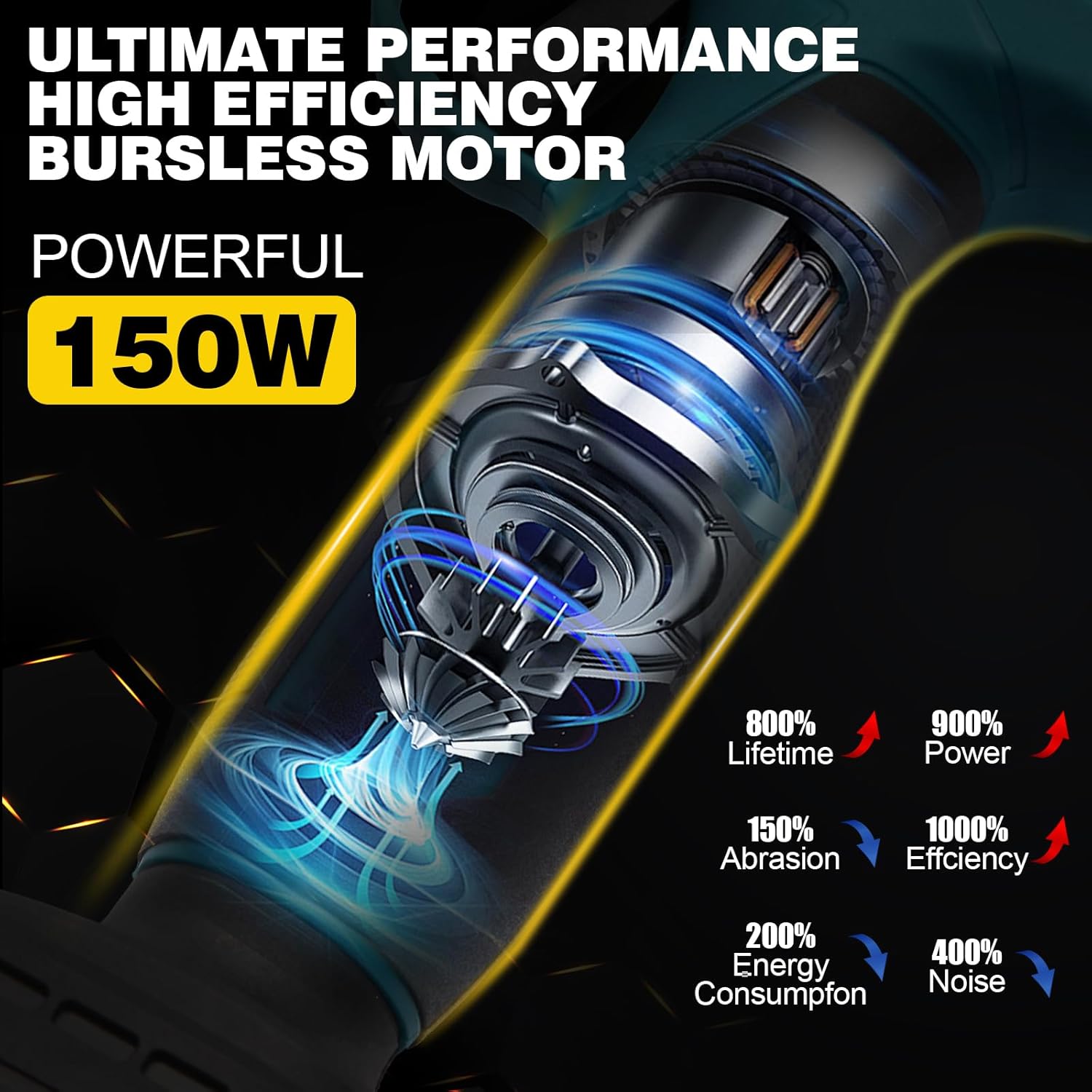 Battery Pruning Shears, Cordless Electric Pruning Shears with LCD Display, SK5 High Carbon Steel Blades and Safe Start Setting, Cordless Electric Pruning Shears for Tree Pruning