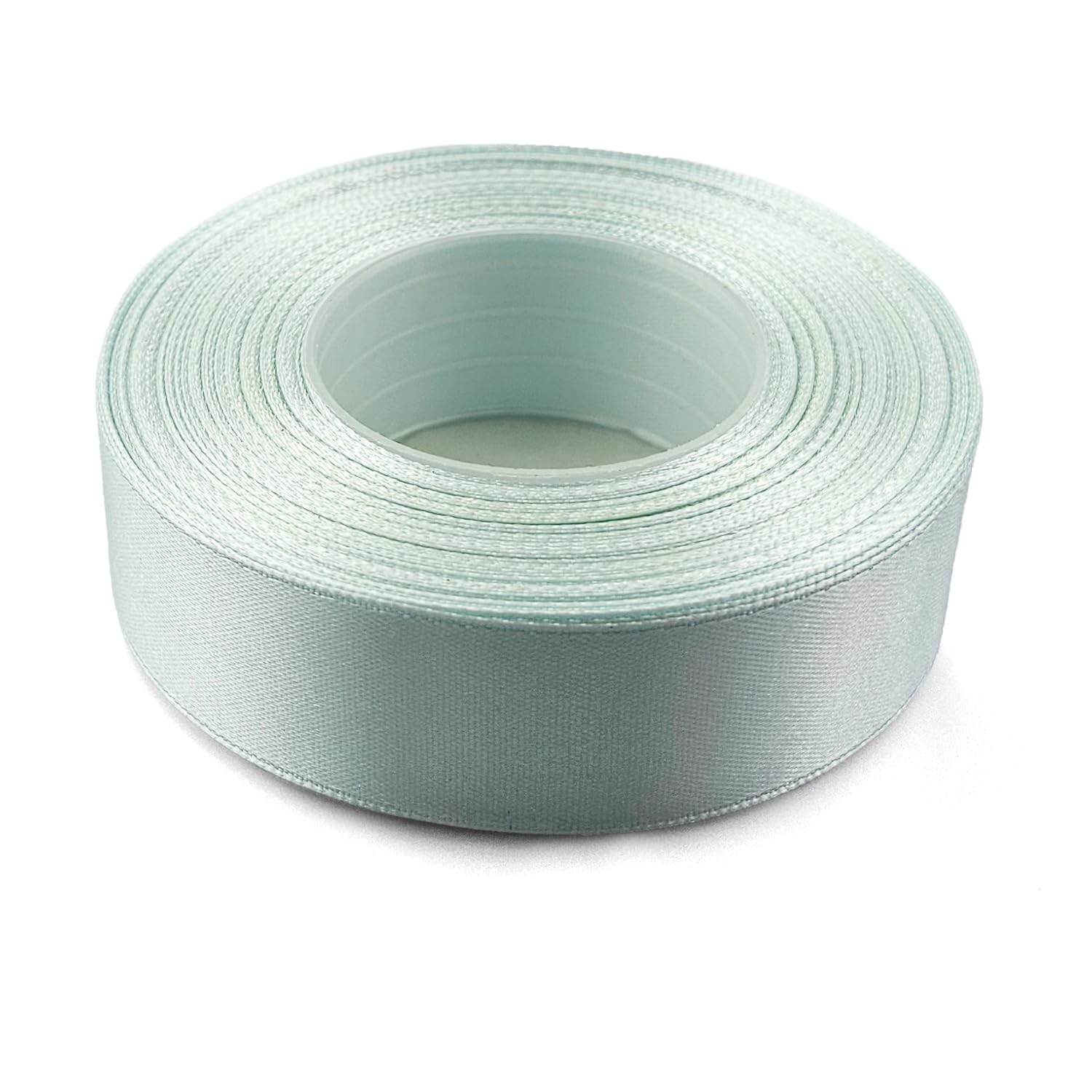 Netuno Nastro Di Raso Argento Scuro 6 Mm X 32 Metri - Rotolo Di Tessuto Satinato Per Pacchetti, Bomboniere, Matrimoni E Decorazioni Fai Da Te