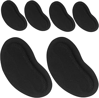 فوميز. 3 ازواج من بطانات القدم السوداء للكعب الاسود، بطانات كعب مريحة مقاومة للاهتراء، وسائد كعب قابلة للاستبدال، وسائد كعب قابلة للاستبدال، وسادات للكعب، ملصقات فوم للكعب العالي