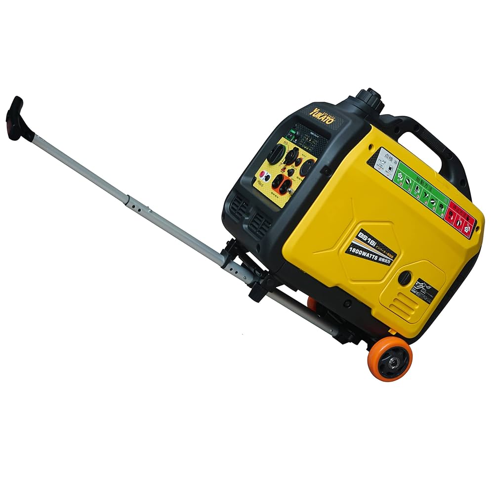 Amazon | YUKATO インバーター発電機 定格出力1.8kVA ポータブル