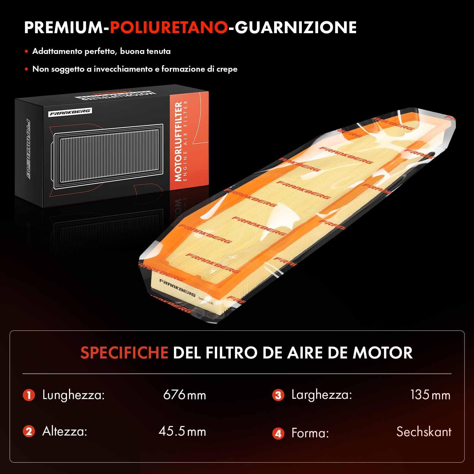 Frankberg Filtro aria 13713428558 | Compatibile con: X3 E83