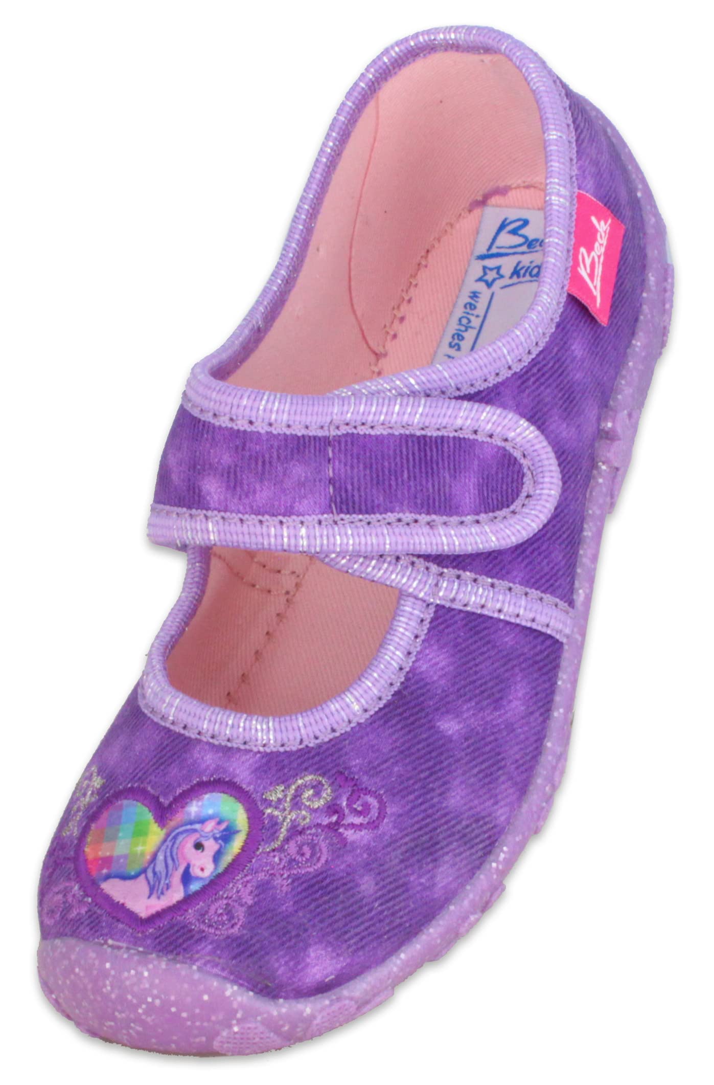 Beck Girl's Darling Mule, Purple, 9 UK Child