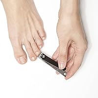 Vista 6 de Tweezerman Juego combinado de acero inoxidable con cortaúñas y uñas de los pies