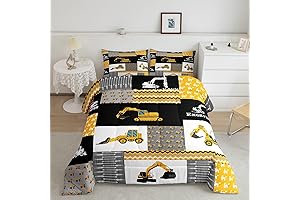 Excavator Comforter for Kids: The Ultimate Adventure in Truck Bedding