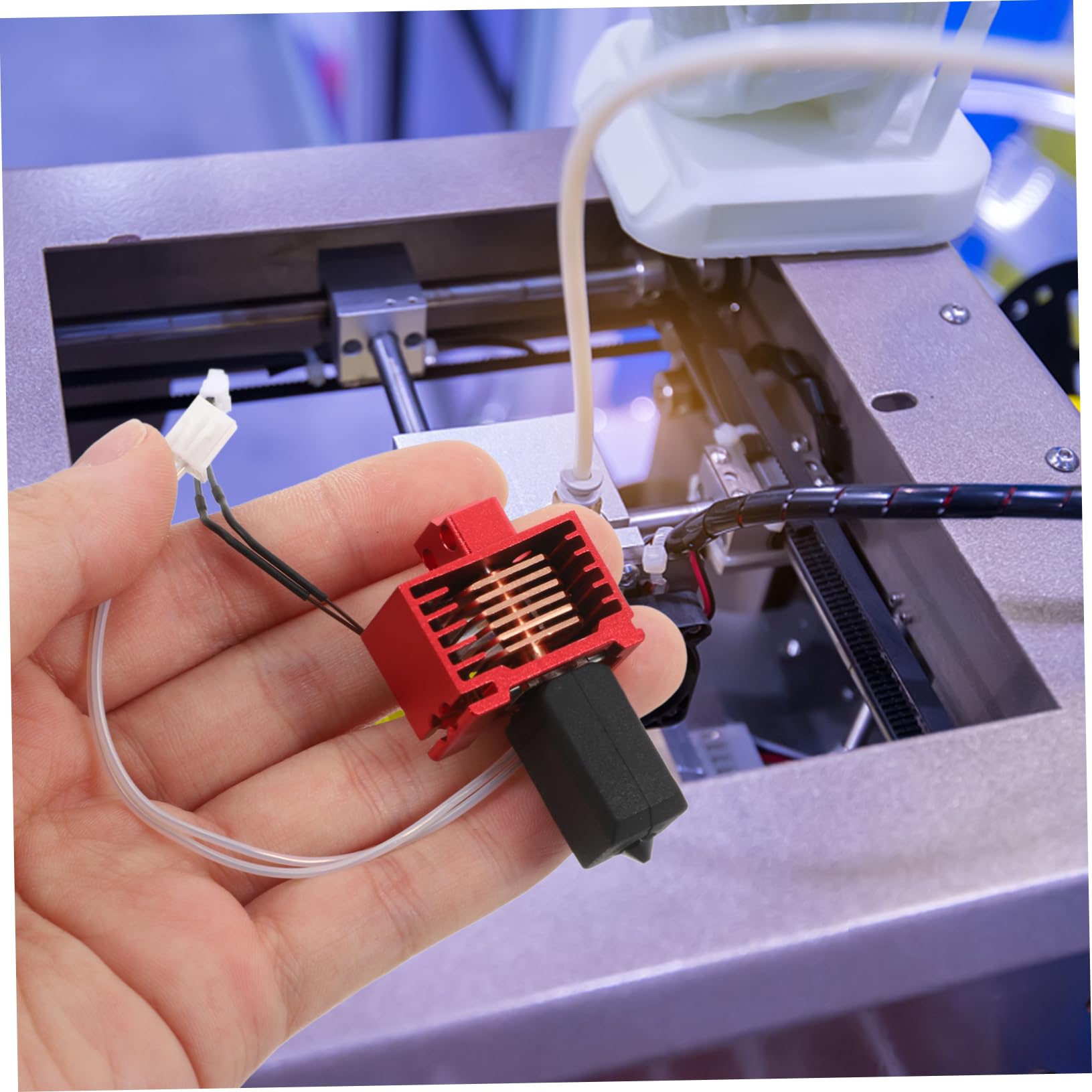 Veemoon 1 Set Hotend per Stampanti con Ugelli Intercambiabili Indurito Compatibile con Labs Kit Accessori per Estrusore per Prestazioni Ottimali