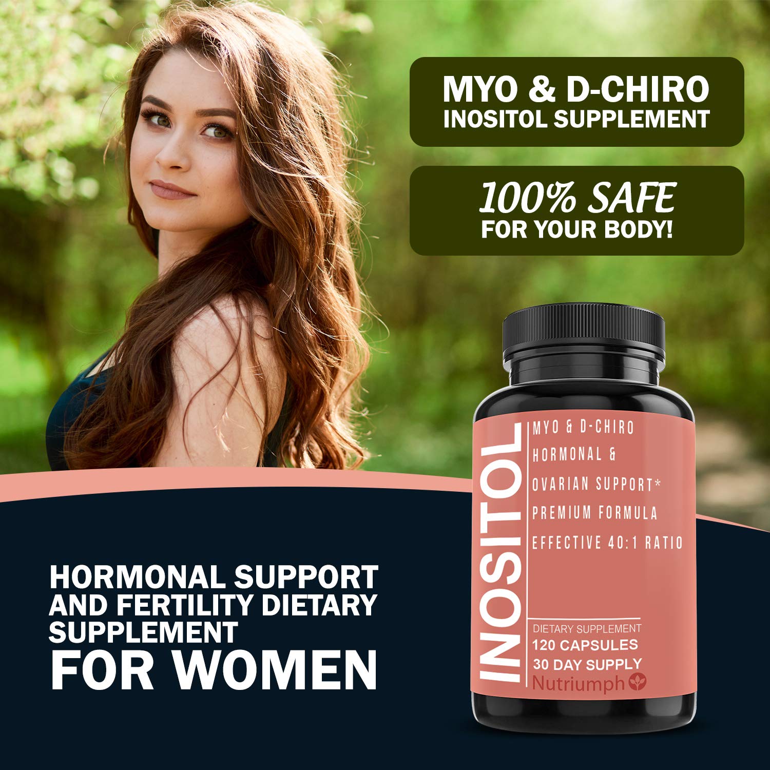 Buy Nutriumph Myo Inositol and D Chiro Inositol Female Hormone