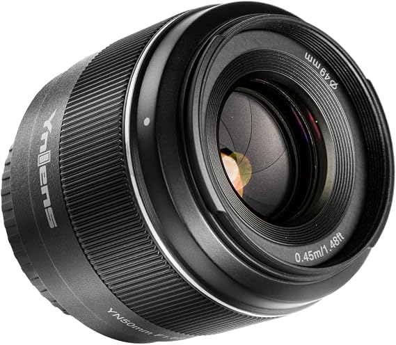 YONGNUO YN50mm F1.8S DA DSM II Sony Sony E-Mount APS-C Monofocal Standard Large Aperture Lens for Sony Mirrorless SLR A6000, A6100, A6300, A6400, A6500.A6600, A7M1.A7M2, A7M3, A7M4, A7R1,