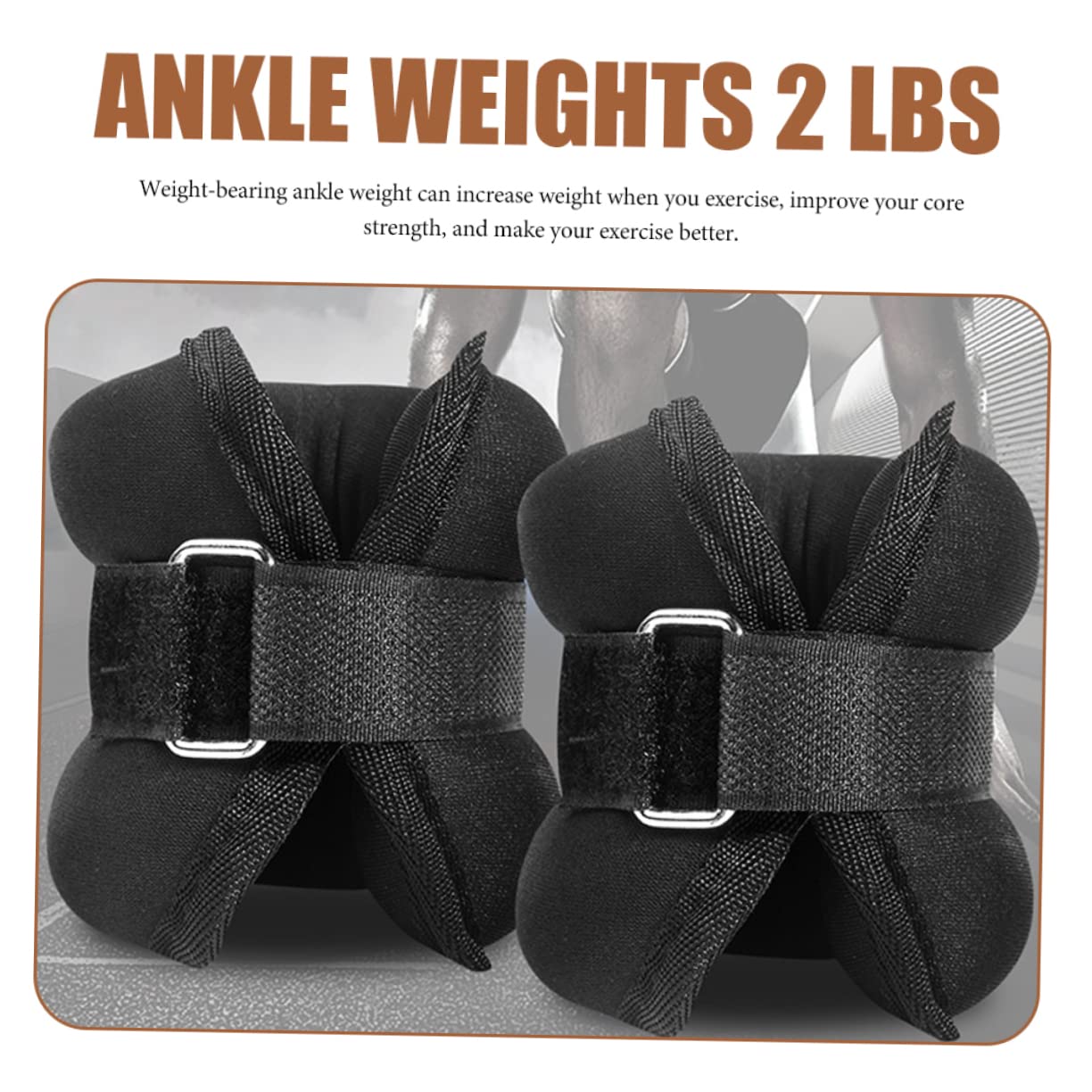 SUPVOX Pesi Per Caviglie Da Pesi Multifunzione Per Gambe Resistenti All Usura Portatili Per Polsi Realizzati Materiali Di Durevoli Per Allenamento Corsa Escursionismo e Cardio Adattabile