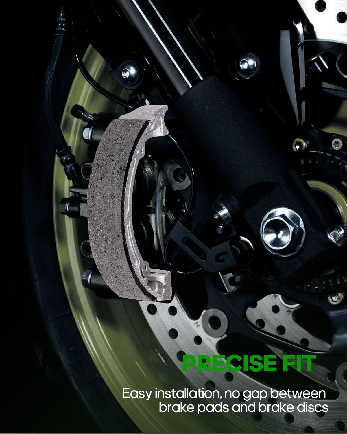 SCITOO High Performance Brake Shoes Fit for 86-88 Kawasaki