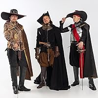 Vista 4 de NUMJAW Fundas para botas de disfraz de gato con botas, cubiertas para botas de pirata, fundas de botas medievales vikingos Jedi, fundas de botas