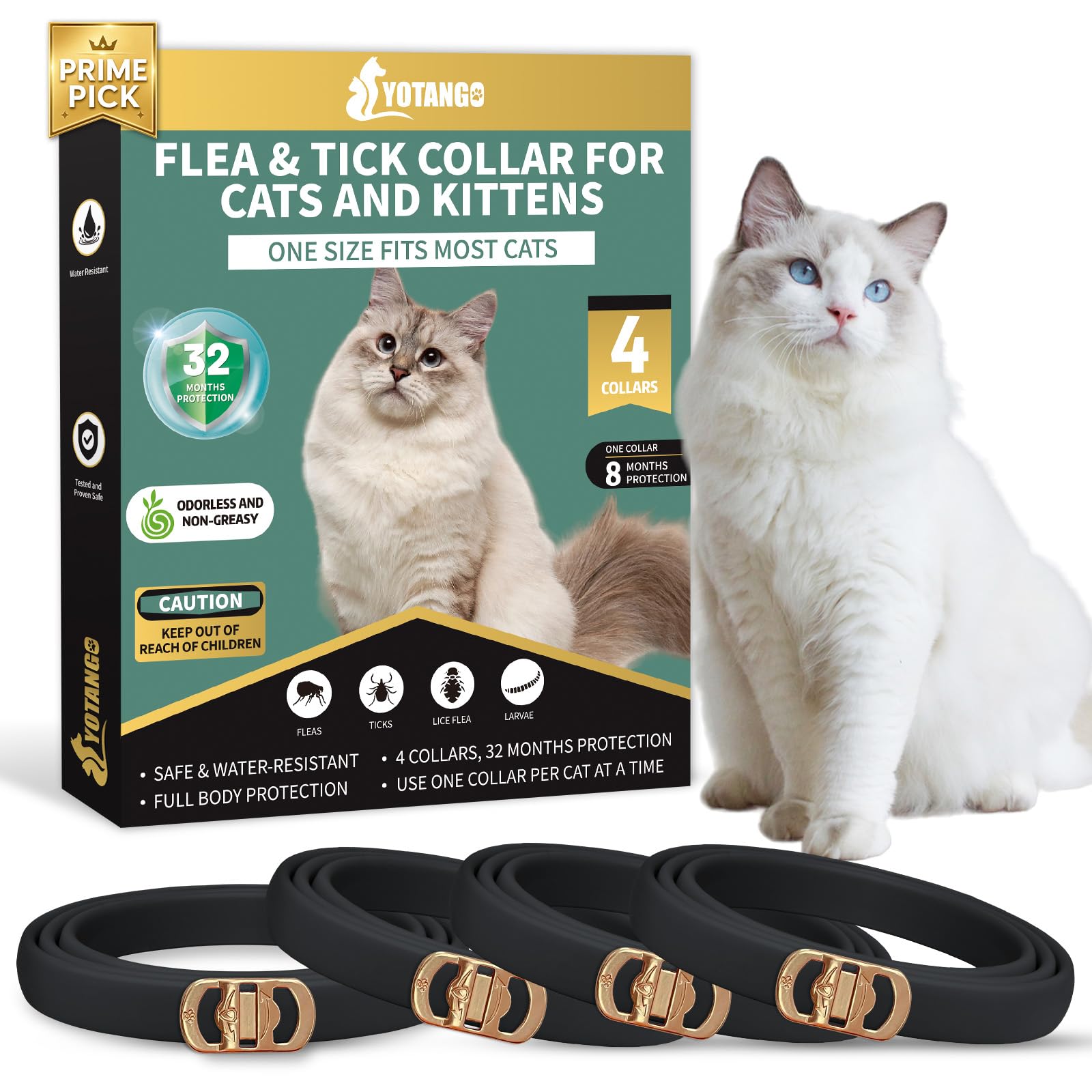 YOTANGO Flea Collar for Cats