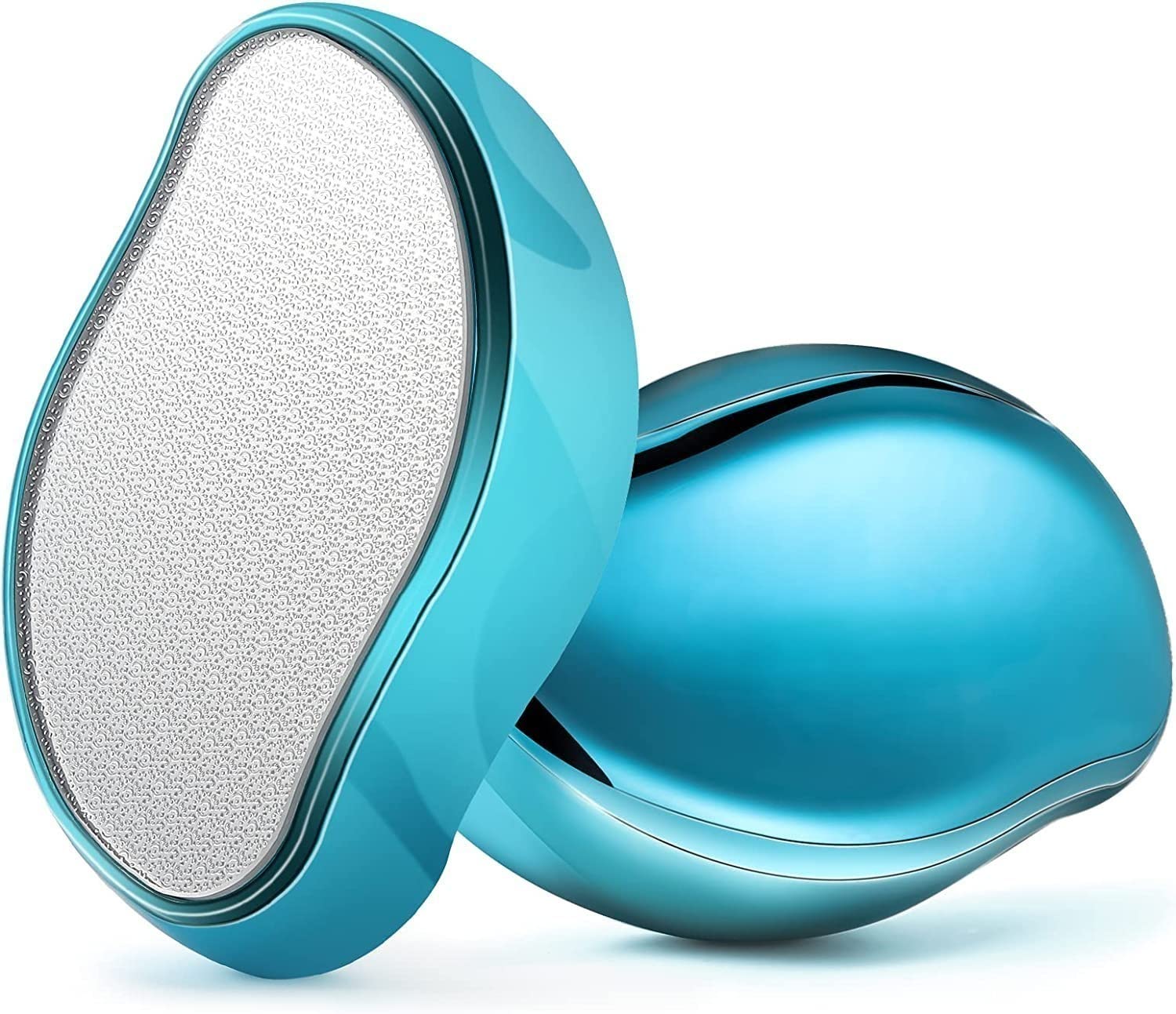 Auguety 2in1 Nano Glass Foot File for Foot Spa, Home Salon -Highly Effective Callus Remover Wake Up Velvety Feet (Blue)