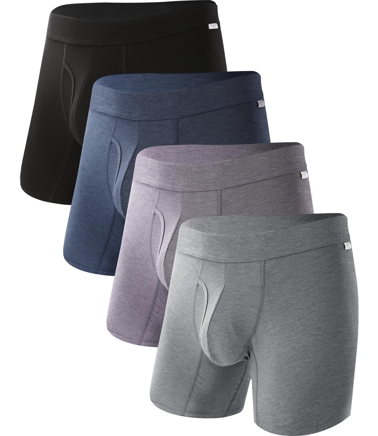 BAMBOO COOL Ultra Soft &amp; breathable Mens Underwear Boxer Briefs Pack