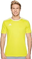 Vista 27 de adidas - Camiseta de fútbol Entrada 18 para hombre Solar amarillo/blanco