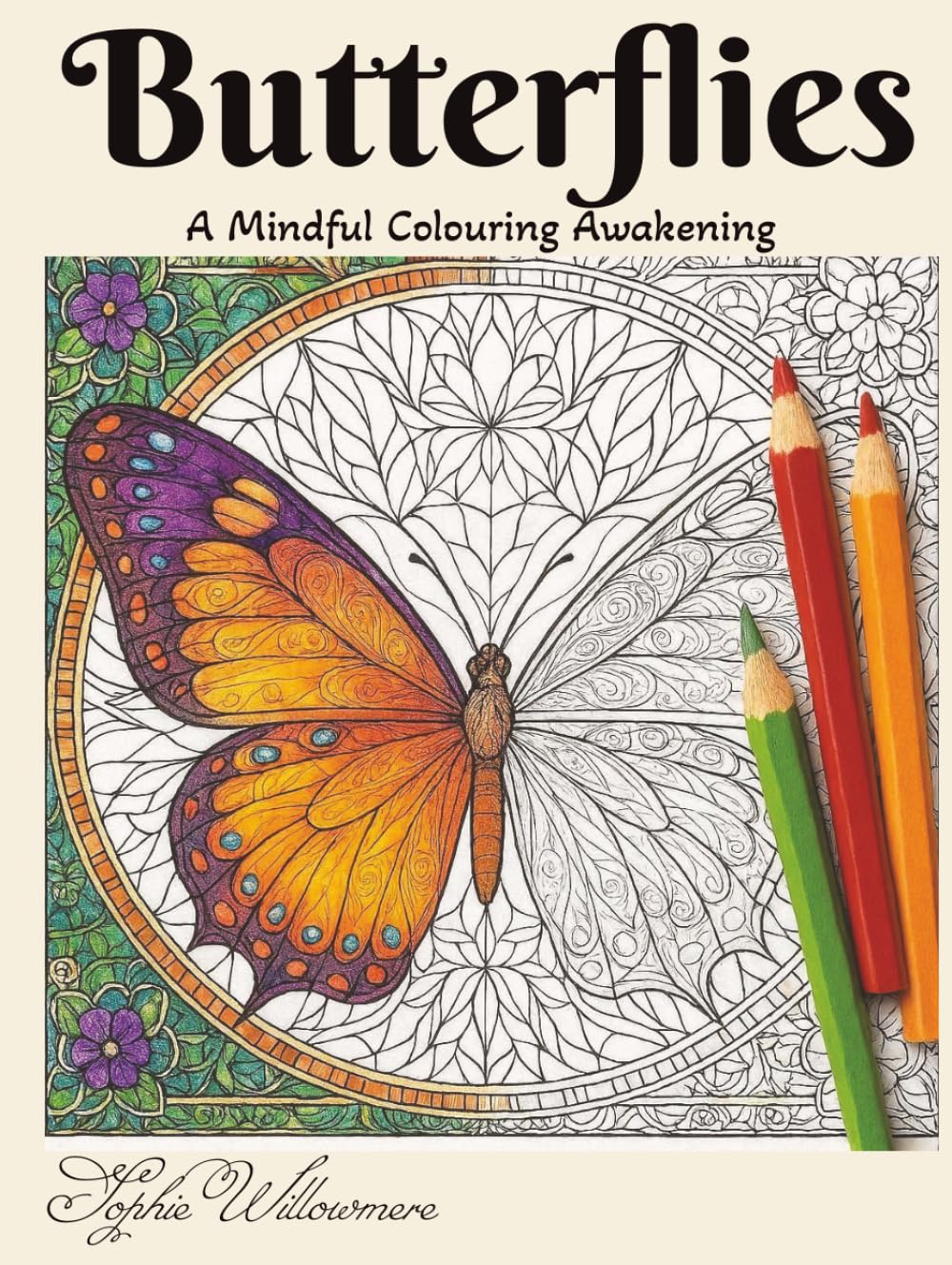Butterflies: A Mindful Colouring Awakening