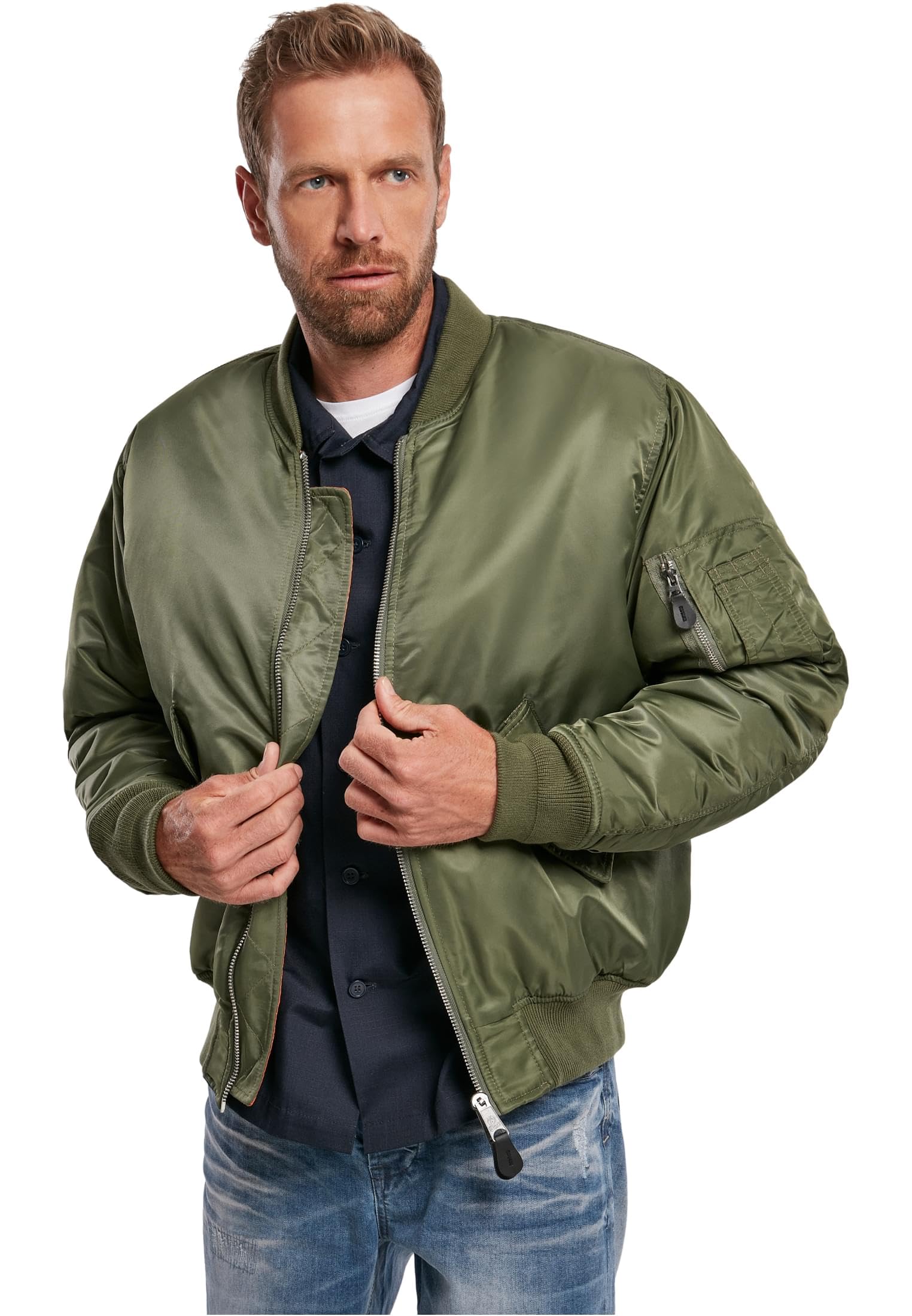 Brandit MA1 Jacket, color: olive, size: XXL
