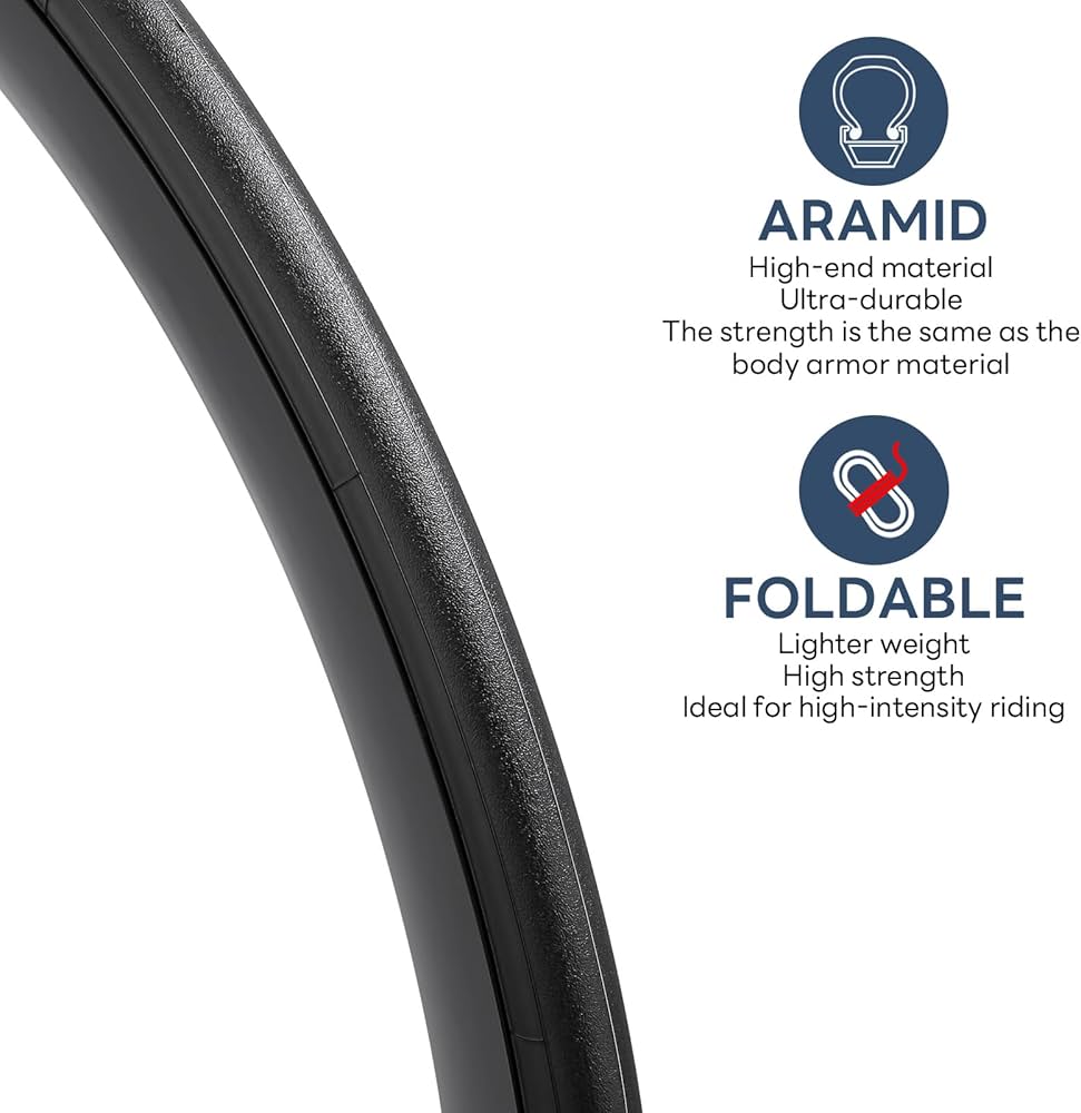 Amazon | YunSCM 2本セット,700 23c タイヤ 軽量 穿刺防止,700x23c 23