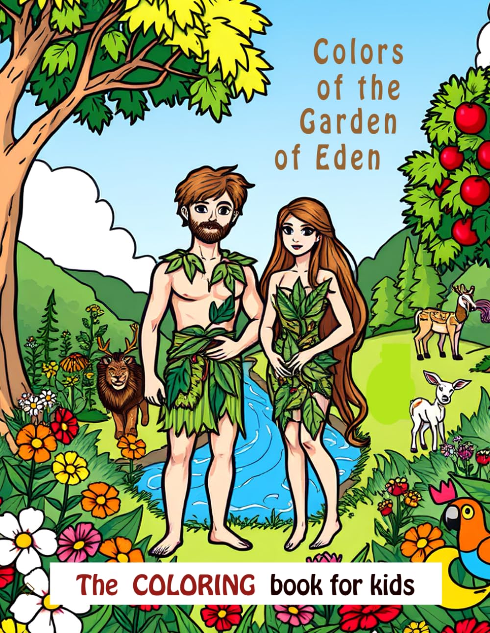 The Colors of the Garden of Eden: The Coloring book for kids (Production of Adam & Eva Museum)