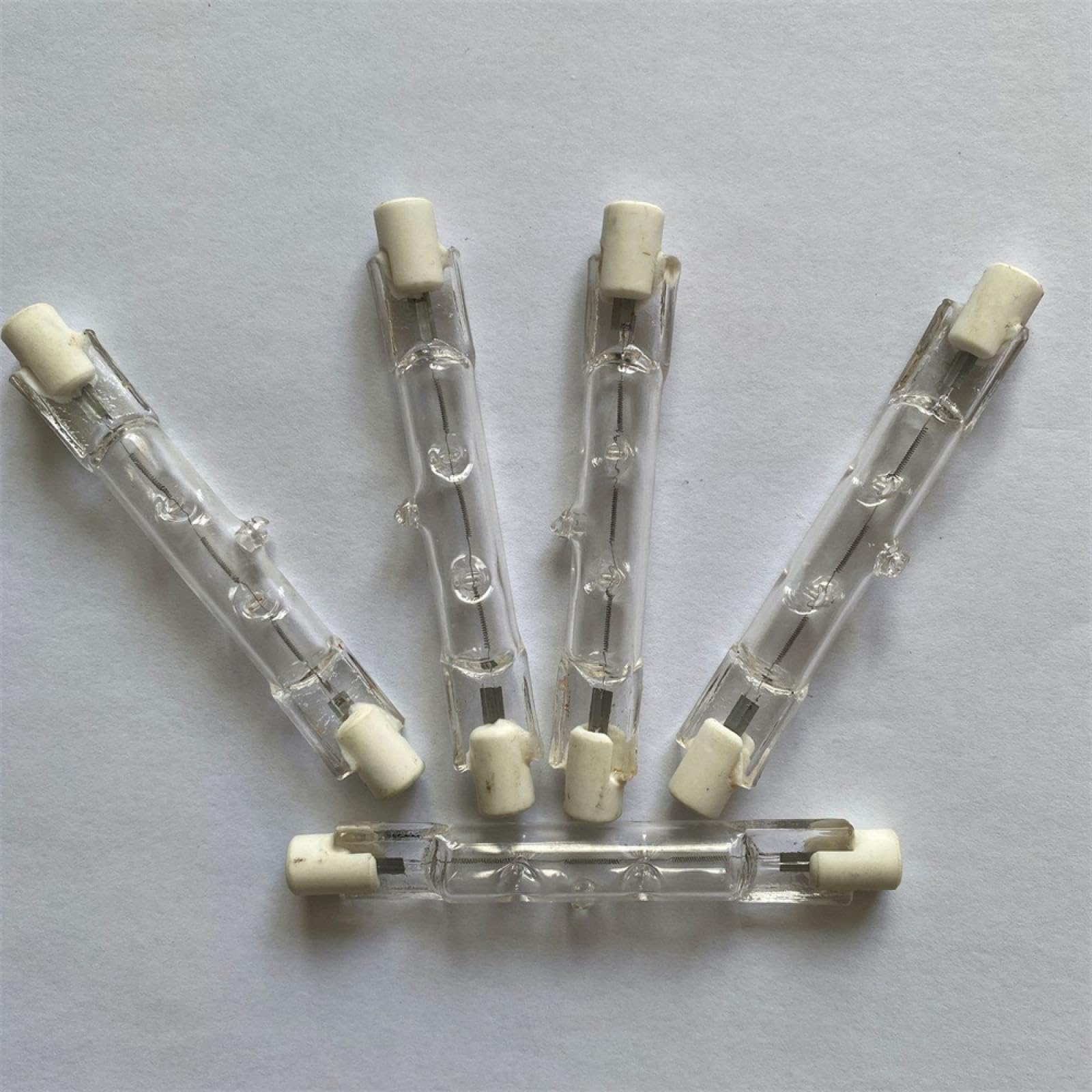 Halogenlampe R7S 78 mm 100 W dimmbar Halogenlampen R7S 254 mm 1500 W J Typ Linear 118 mm 200 W Leuchtmittel R7S mit doppeltem Ende 189 mm 1000 W 20 Stück 254 mm-1500 W