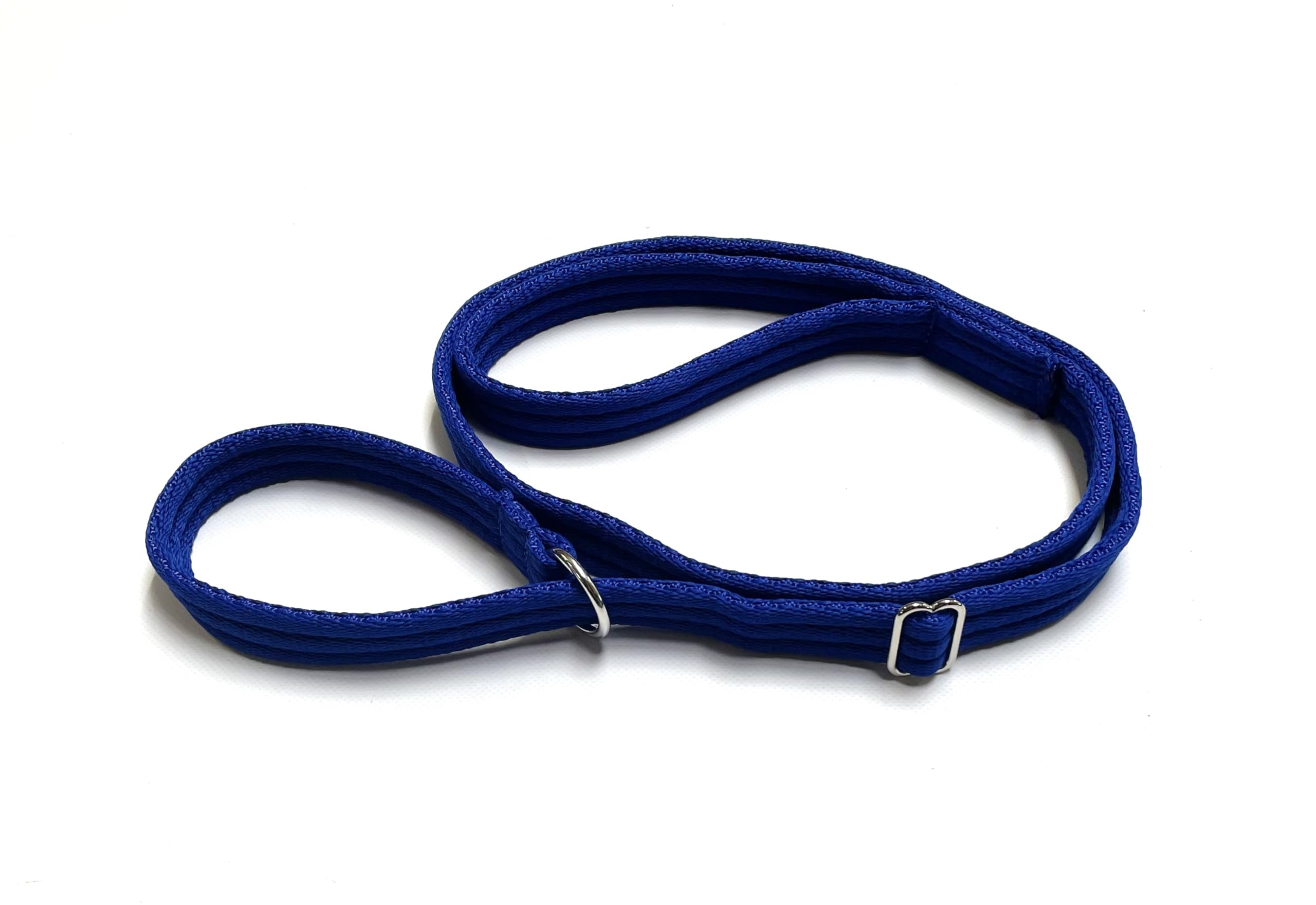 Dog Slip Lead Training Walking Leash 60" Long Obedience Slip On Dog Lead Soft Comfortable Air Webbing In (Royal Blue, 25mm)