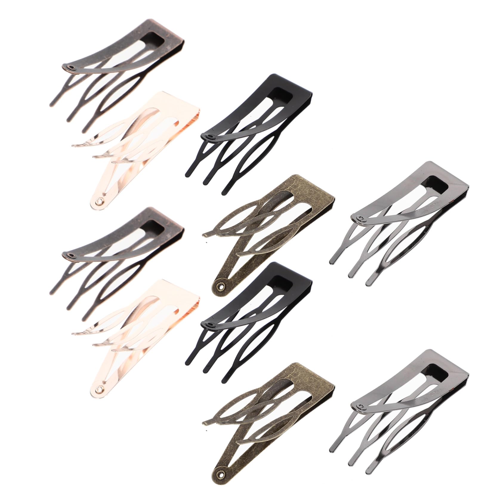 Didiseaon 40 Stück Teiliges Metall Haarspangen für Damen und Mädchen Langlebige Snap Haarclips in Schwarz Roségold Gunmetal Vintage und Rot Modische Haarschmuck-accessoires für Vielseitige