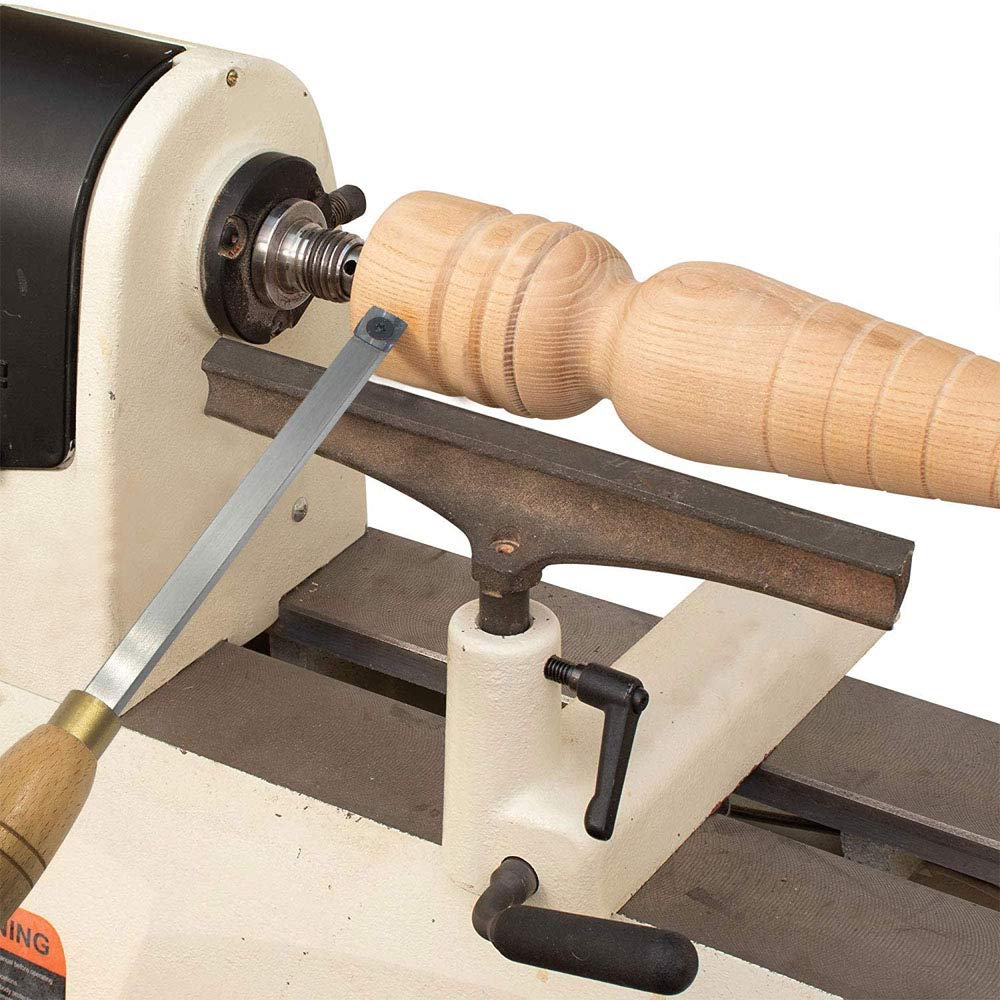 Scalpello per Tornio, Utensile per Tornitura Quadrato per Legno, Scalpello per Tornio con Punta con Inserto in Carburo Quadrato a Bordo Dritto da 14 Mm per Hobbisti Del Legno, Fai da Te, Fale