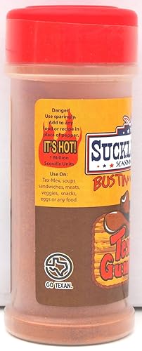 Miniatura 3 de SuckleBusters SBTG050 Famous Texas Gun Powder Pure Ghost Chili Pepper Seasoning - Extreme Heat
