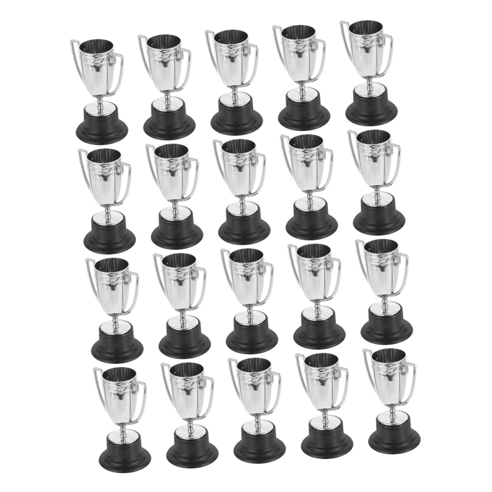 Hemobllo Mini de Plástico Dorado Pequeños Copas Premio para Premios Deportivos para Fiesta Recompensas Aula Oficina