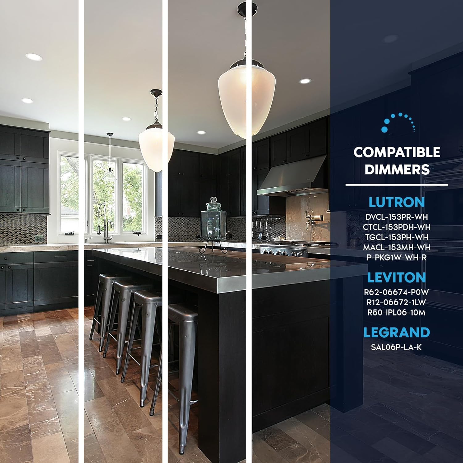 LUXRITE 6 Inch Canless Spotlight, LED Recessed Lighting, 5CCT 2700K-5000K, Dual Dimmable, 800/1050/1250 Lumens, CRI 90, 10W/13W/15W Selectable, 120-277V, IC Rated, Wet Rated, ETL Listed (16 Pack)