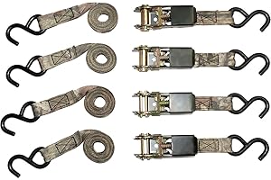 RPS Outdoors 1&quot; Ratchet Tie Down Straps in Break-Up Infinity Camo