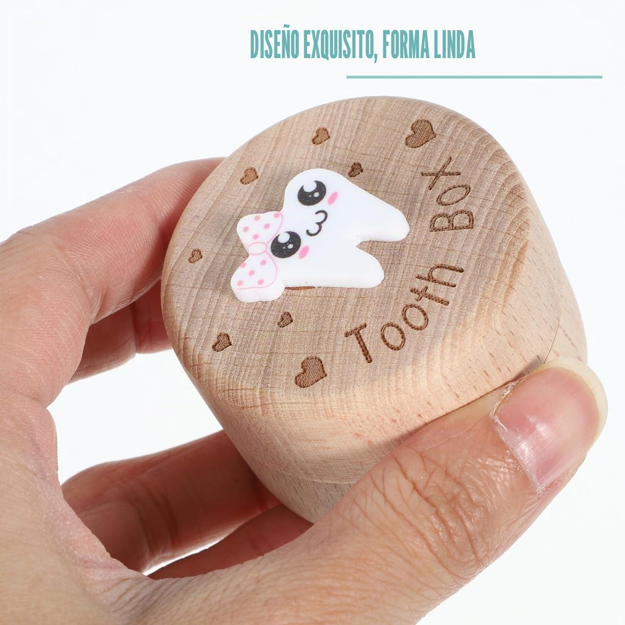Holibanna Caja De Recuerdos De Corte De Pelo De Bebé Contenedor De Almacenamiento Para Primer Mechón Caja De Pelo De Bebé Para Niños Y Niñas Decoración Del Hogar Y Regalo Para Recién Nacidos