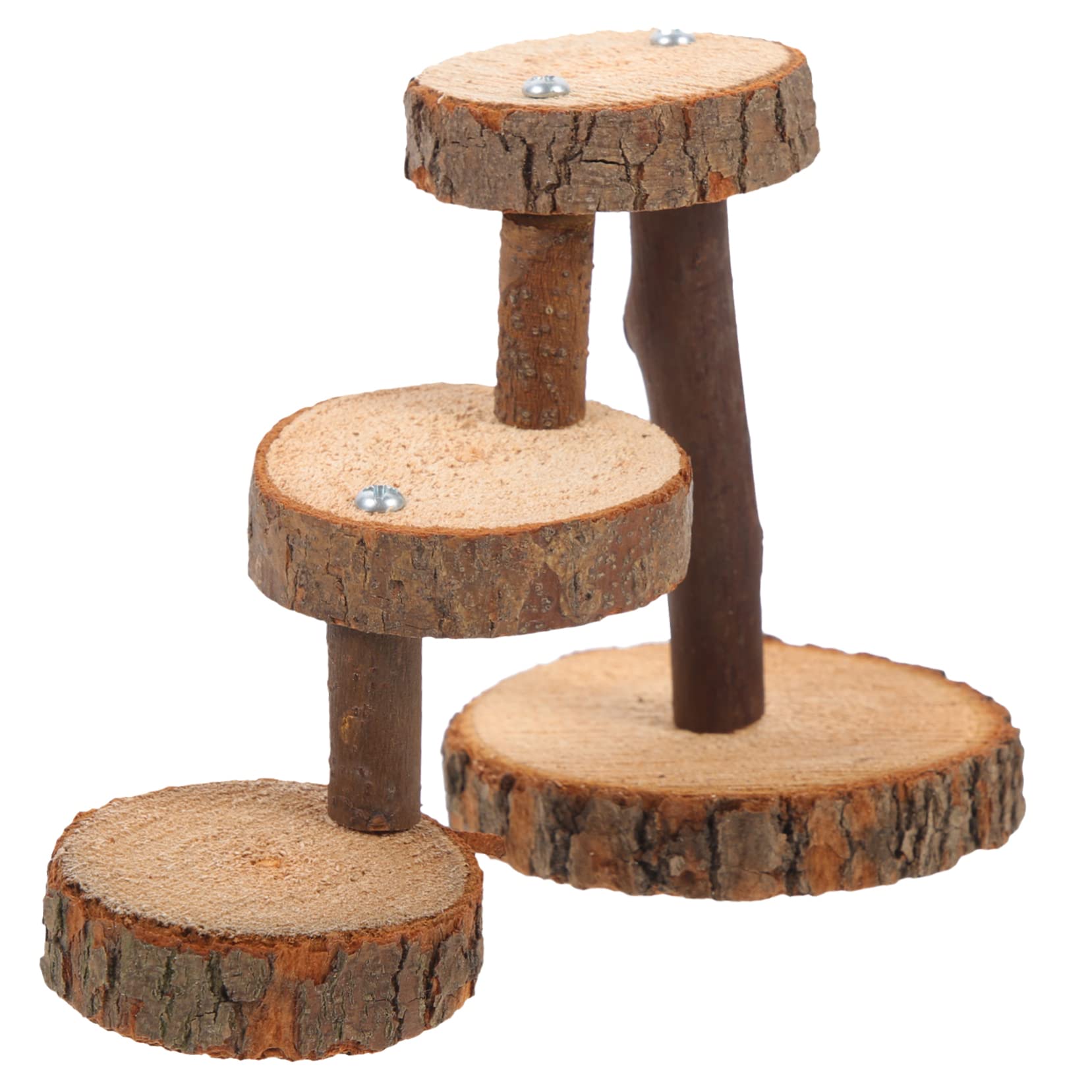 POPETPOP 3sätze Kletterspielzeug Für Kleintiere Holzleiter Für Hamster Eichhörnchen Und Andere Nager Und Installieren Fördert Und Spielspaß