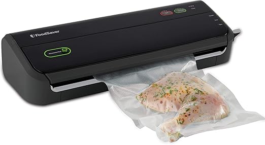 FoodSaver Vacuum Sealer Machine with Starter Vacuum Seal Bags & Rolls