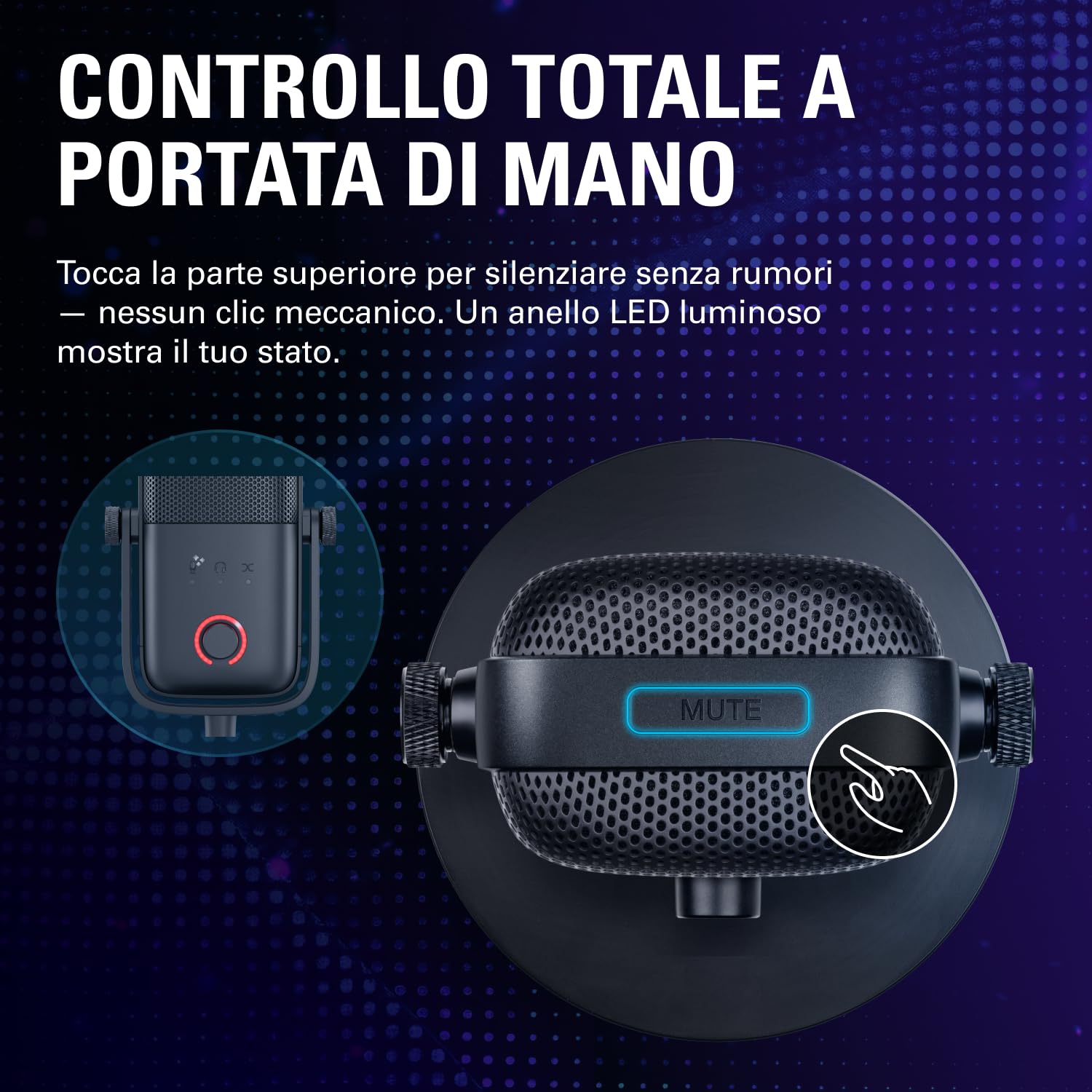 Elgato Wave:3 MK.2 – Microfono a condensatore USB premium per streaming e podcasting con Wave FX Processor, DSP integrato, Clipguard 2.0 e VST inserts – Funziona su PC e Mac