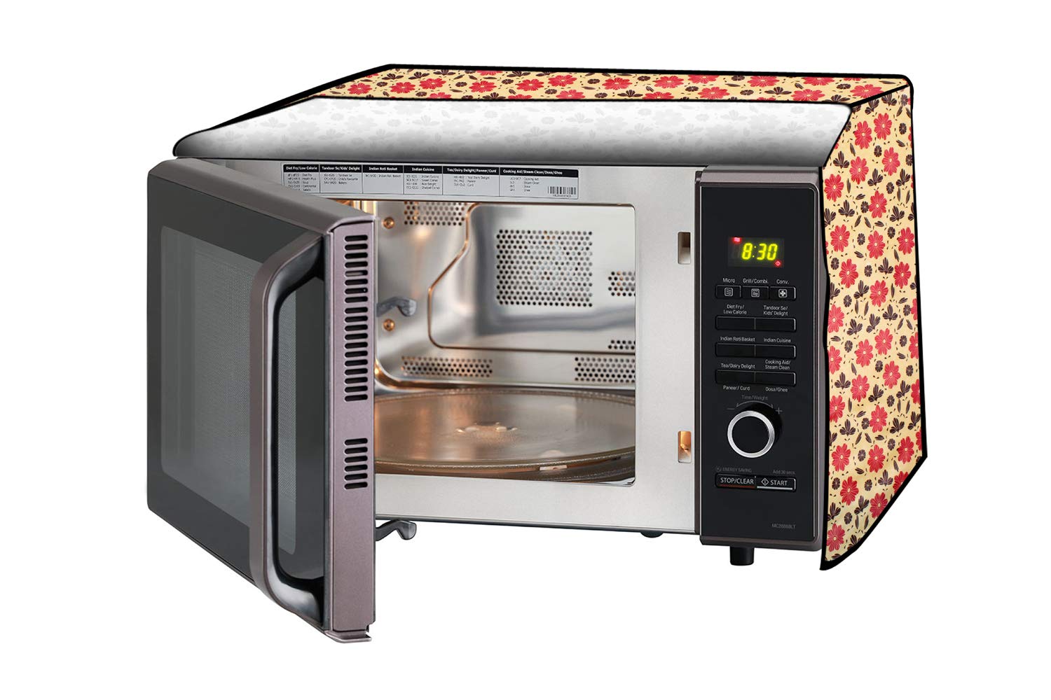 Microwave Cover for Samsung 32L - Red Plaid -13 Microwave Cover for Samsung 32L - Red Plaid -13