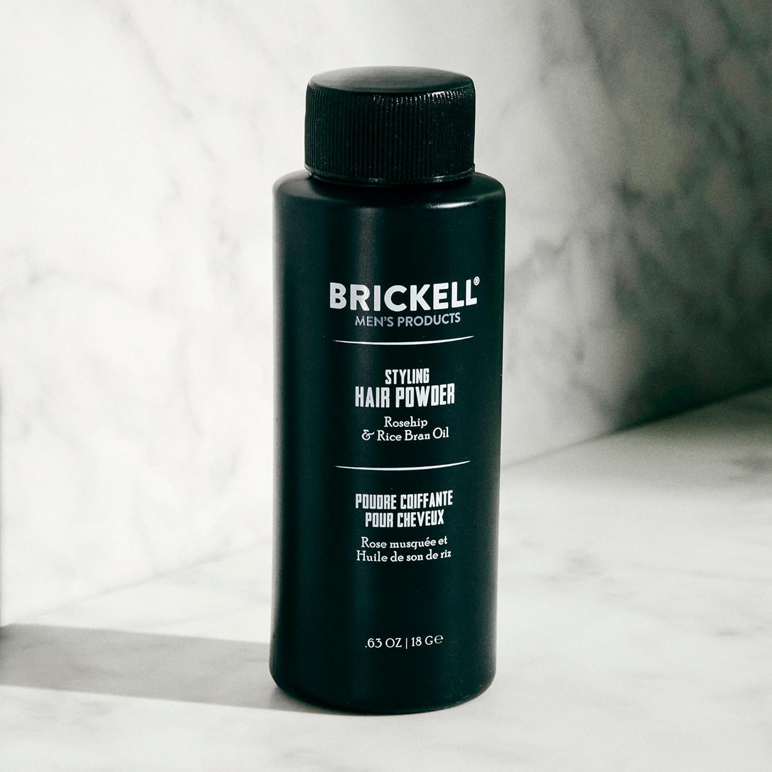 Brickell Men's Styling Hair Powder For Men, Creates Volume, Natural & Organic, Non-Greasy Texturizing Powder, 18g, Fragrance-Free - Image 2