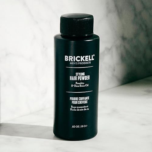 Miniatura 2 de Brickell - Polvo para el cabello para hombre, crea volumen, natural y orgánico, polvo texturizante no graso, 0.75 onzas, sin fragancia