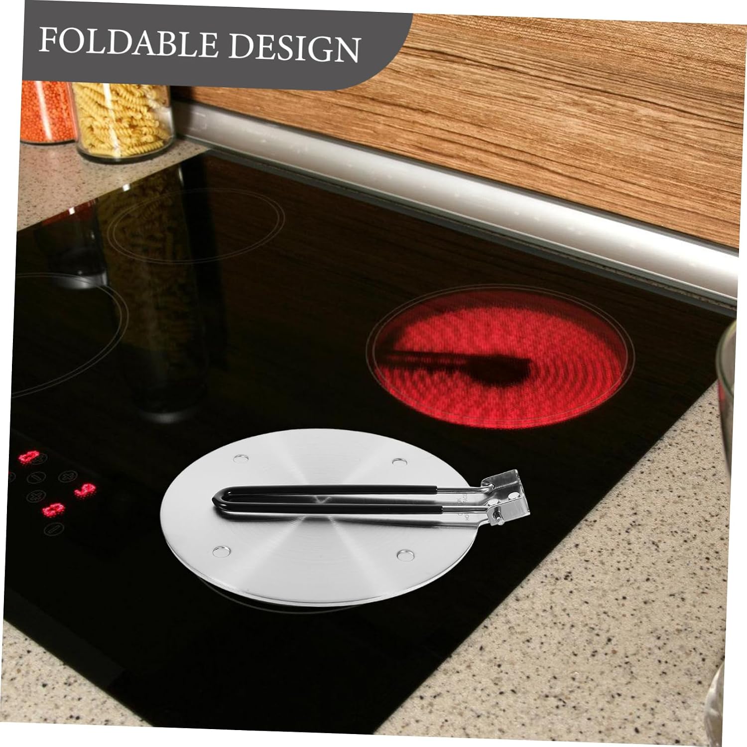 KICHOUSE Thermal Conductive Plate Induction Cooktop Adapter Heat Diffuser Induction Plate Fast Cooking