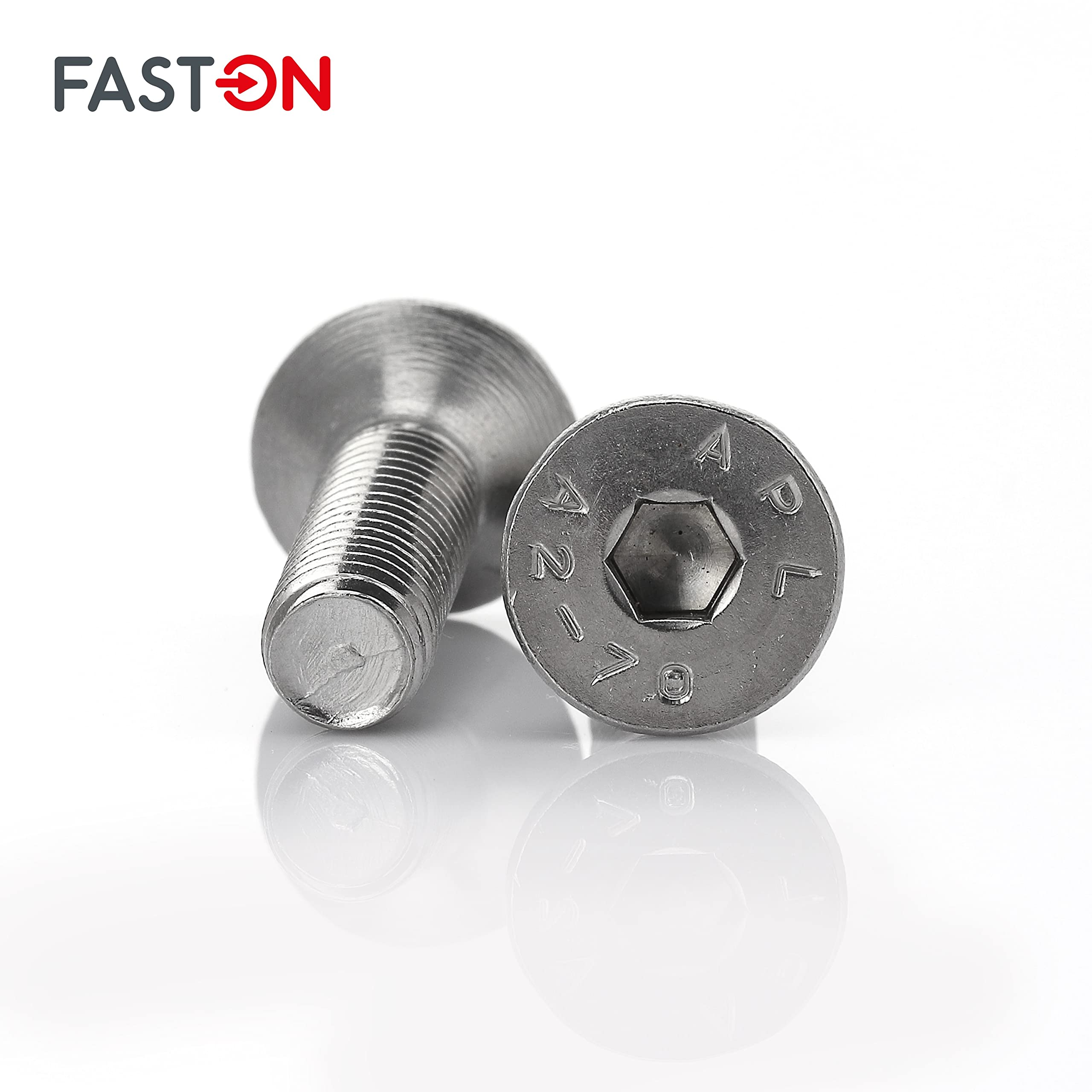 Senkkopfschrauben M10x200 Edelstahl (10 Stück) Innensechskant Edelstahlschrauben DIN 7991 FASTON®