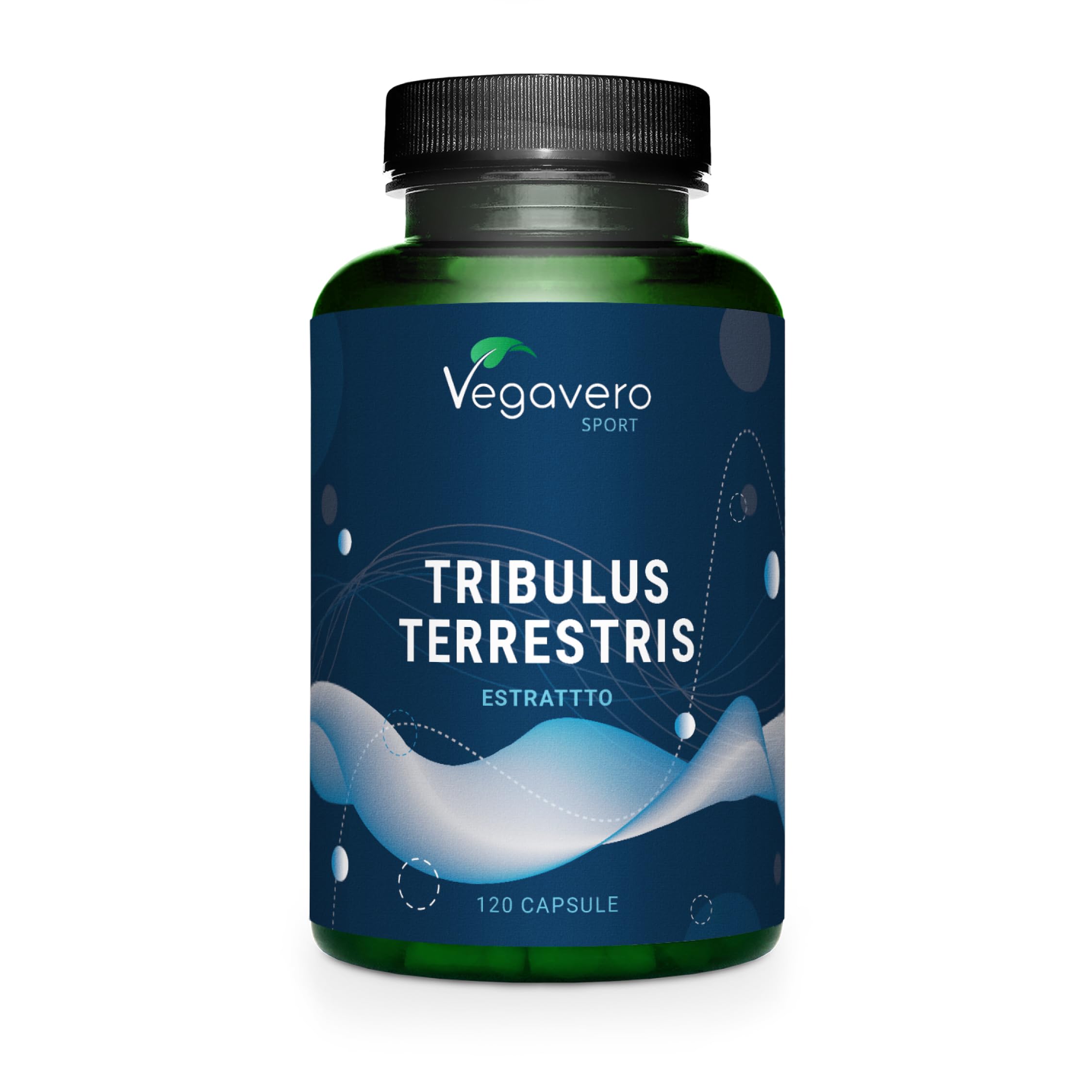 Tribulus Terrestris Vegavero | 90% di Saponine | 100% Naturale e Senza Additivi | No OGM e Testato in Laboratorio | 120 capsule | Vegan