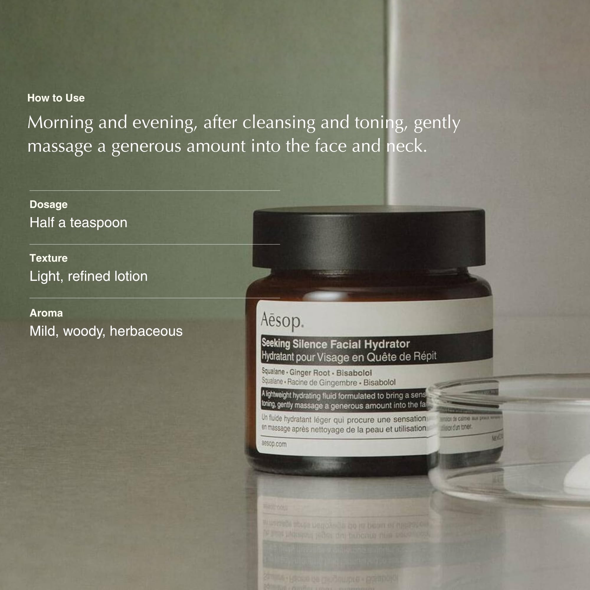 Aesop Seeking Silence Facial Hydrator - For Sensitive Skin 60ml 